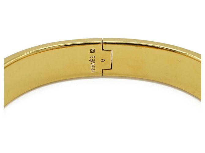 Hermès HERMES Click H PM Armband Schwarz Golden - Ansicht 5