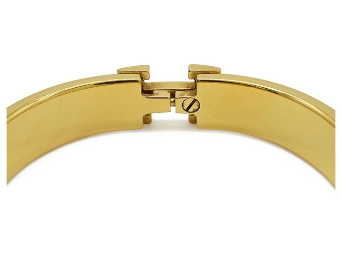 Hermès HERMES Click H PM Armband Schwarz Golden - Ansicht 6