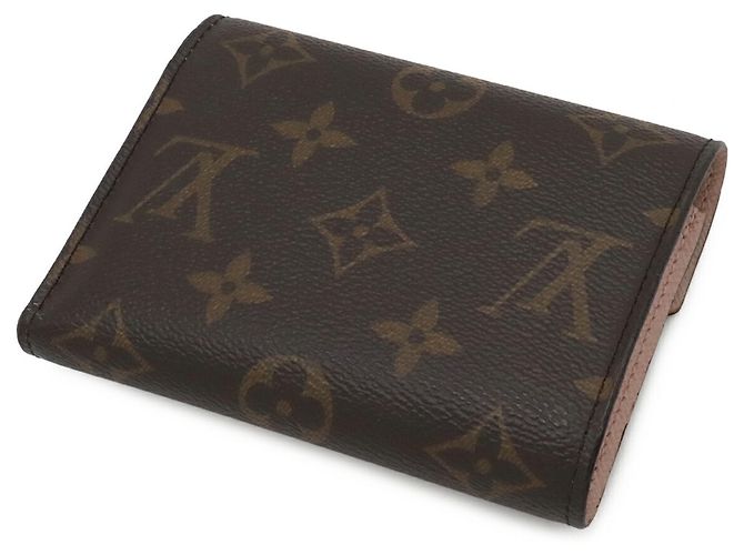 Louis Vuitton Monogram Portefeuille Victorine Tri-fold Wallet Pink Weiß Monogramm - Ansicht 3