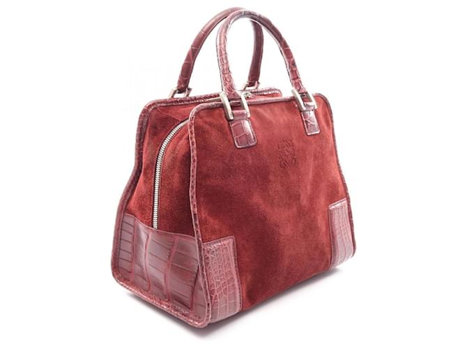 Borsa Loewe Amazona Bordò - vista 2