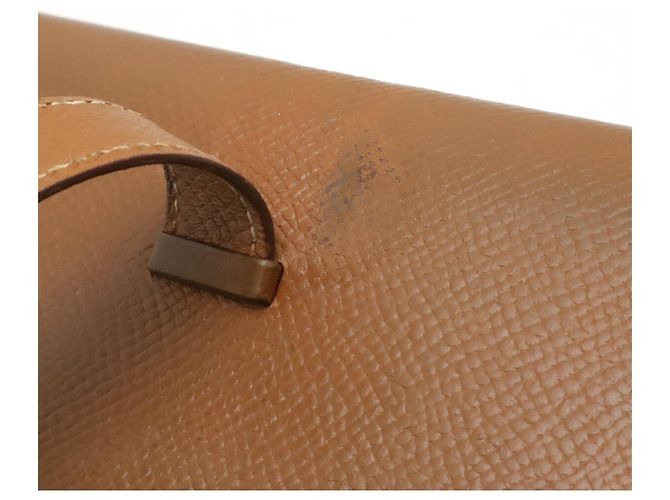 Hermès Hermes Bearn 2PLIS Dreifach-Langgeldbörse Braun Kamel - Ansicht 6