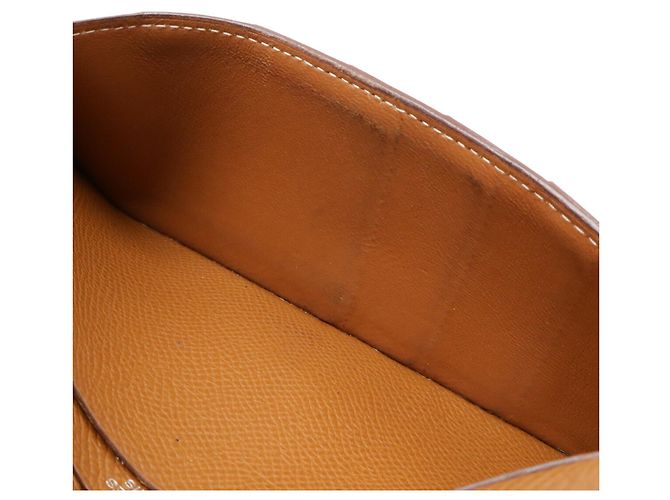 Hermès Hermes Bearn 2PLIS Dreifach-Langgeldbörse Braun Kamel - Ansicht 8