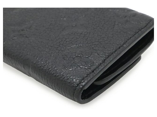 Louis Vuitton Monogram Empreinte 6-Schlüssel Etui Schwarz Weiß - Ansicht 4