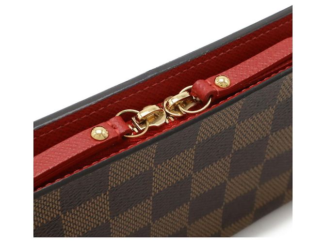 Louis Vuitton Damier Portefeuille Insolite Cartera Larga Plegable Castaño Damier ebene - vista 5