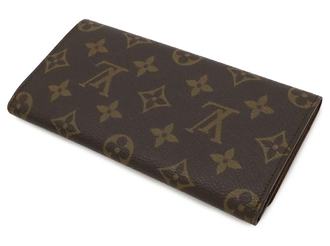 Louis Vuitton Monogram Porte Yen Bifold Long Wallet Braun Monogramm - Ansicht 3