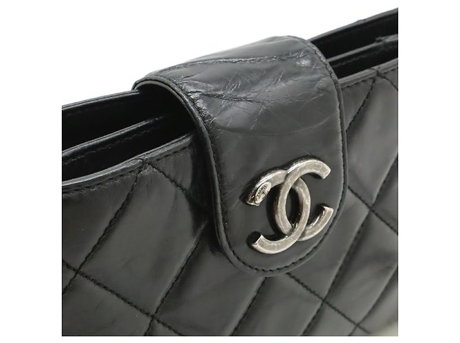 Borsa a tracolla Chanel Coco Pleats Mark Nero - vista 10