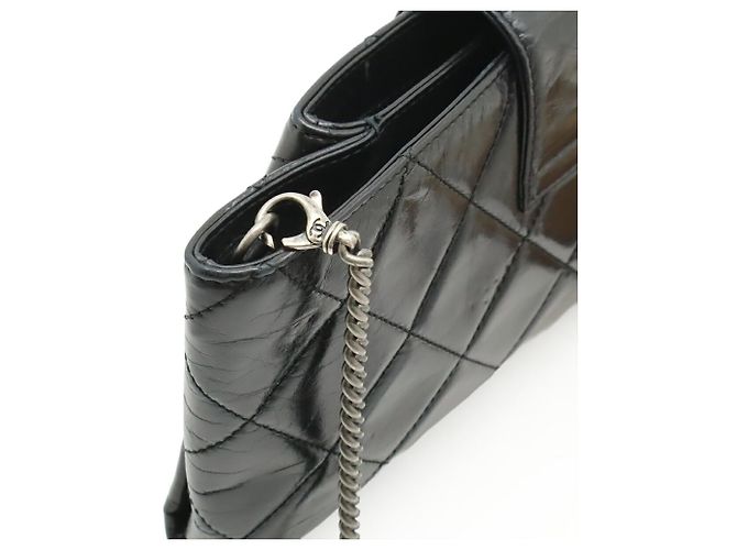 Borsa a tracolla Chanel Coco Pleats Mark Nero - vista 5