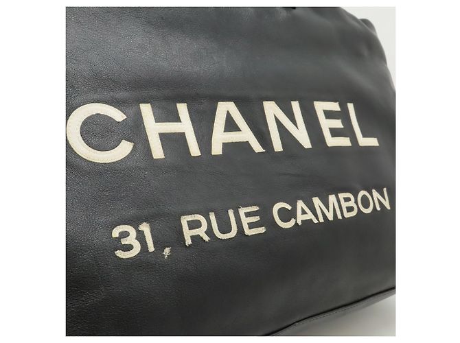 Chanel Essential Tote Bag Schwarz Weiß - Ansicht 10