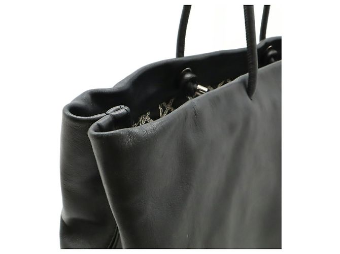 Chanel Essential Tote Bag Schwarz Weiß - Ansicht 8
