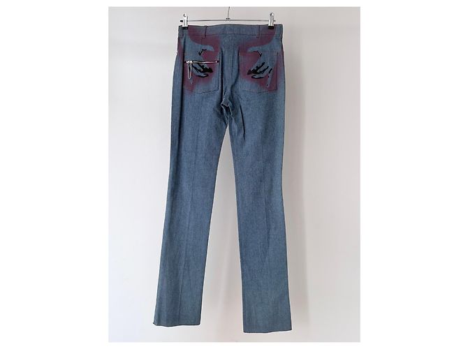 Chloé Blue Denim Jeans Blau - Ansicht 2