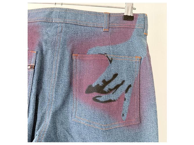 Chloé Blue Denim Jeans Blau - Ansicht 4