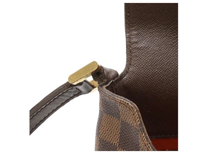 Borsa a tracolla Louis Vuitton Damier Musette Tango Marrone - vista 7