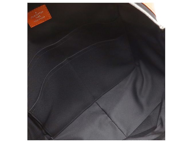 Louis Vuitton Taigarama Monogram Eclipse Discovery Rucksack Orange Monogramm - Ansicht 10