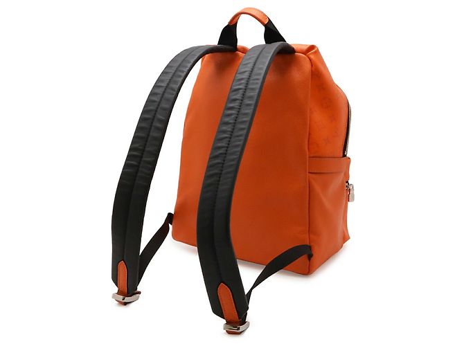 Louis Vuitton Taigarama Monogram Eclipse Discovery Rucksack Orange Monogramm - Ansicht 3