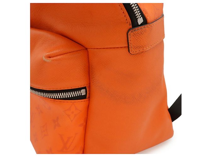 Louis Vuitton Taigarama Monogram Eclipse Discovery Rucksack Orange Monogramm - Ansicht 6