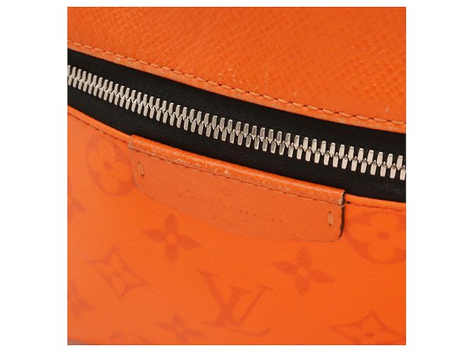 Louis Vuitton Taigarama Monogram Eclipse Discovery Rucksack Orange Monogramm - Ansicht 7