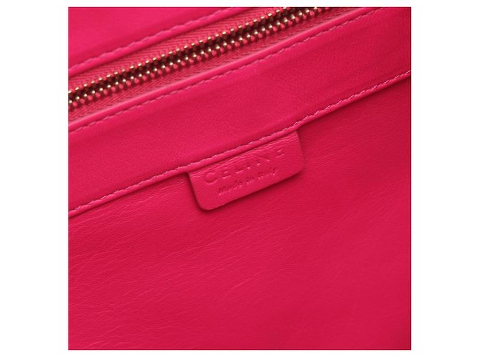 Cabas Céline Borsa Tote Orizzontale Celine Rosa Arancione - vista 4