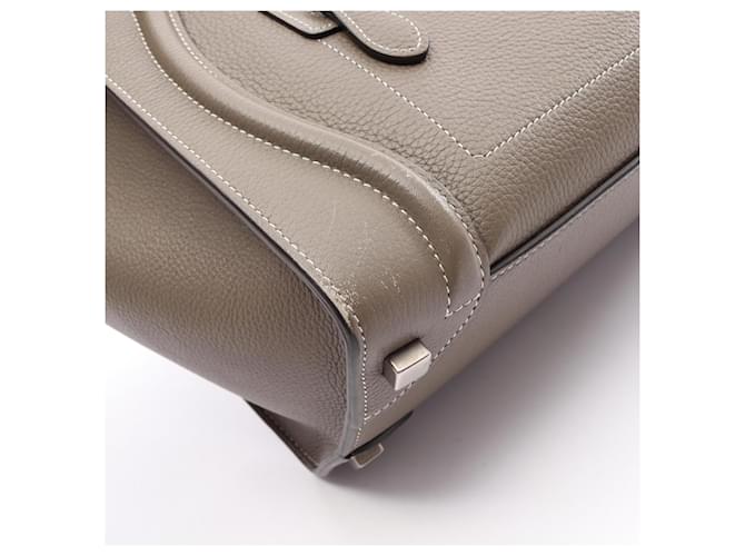 Céline Borsa Celine Luggage Micro Shopper Beige - vista 16