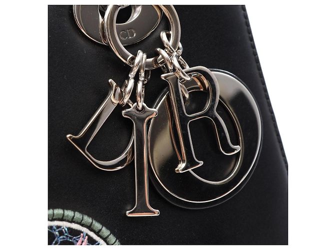 Borsa Lady Dior 2-Way in pelle nera Christian Dior - vista 10