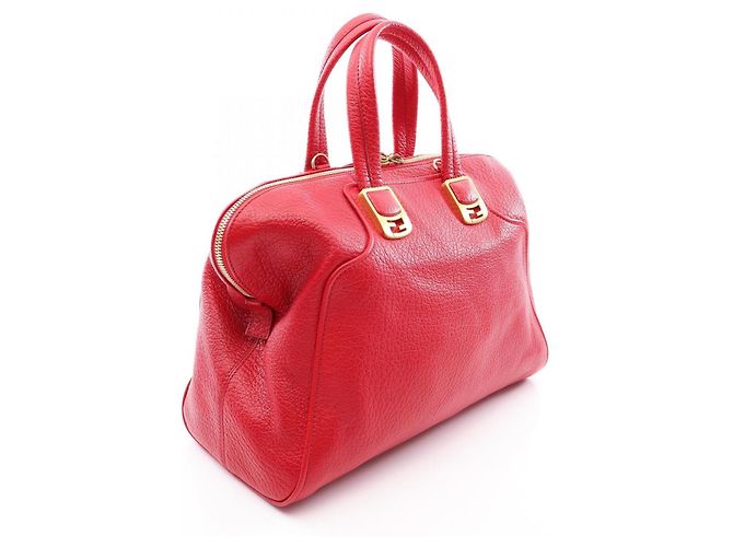 Borsa 2-Way Fendi Chameleon Rosso - vista 2