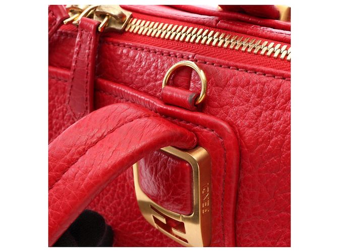 Borsa 2-Way Fendi Chameleon Rosso - vista 8