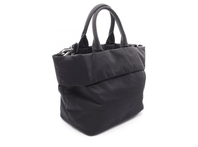 Bolso Reversible 2-Way Prada Negro - vista 2
