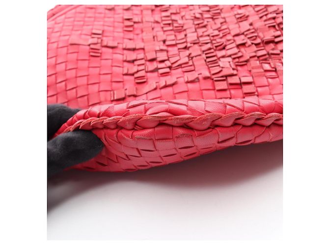 Borsa Hobo Intrecciato Bottega Veneta Rosa Rosso - vista 10