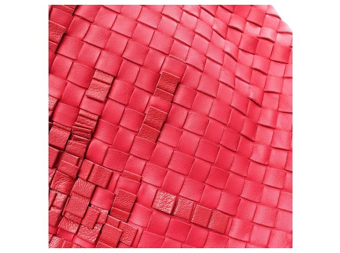 Borsa Hobo Intrecciato Bottega Veneta Rosa Rosso - vista 11
