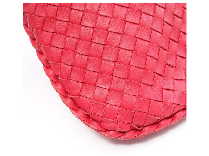 Borsa Hobo Intrecciato Bottega Veneta Rosa Rosso - vista 12