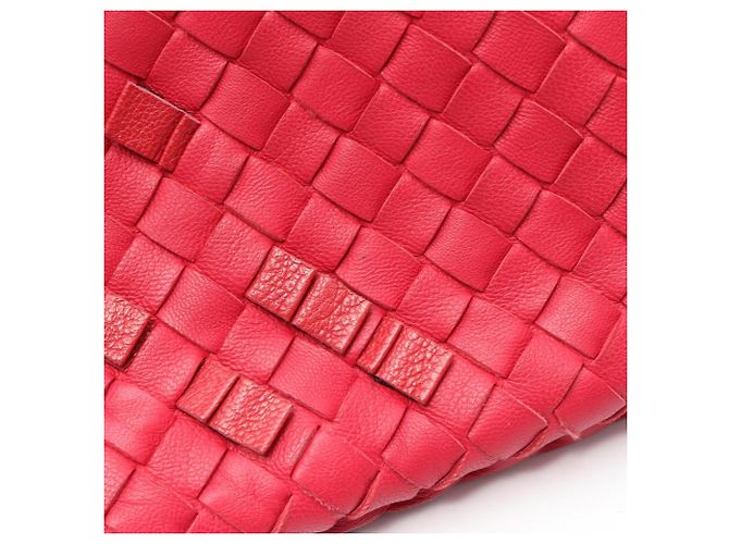 Borsa Hobo Intrecciato Bottega Veneta Rosa Rosso - vista 14