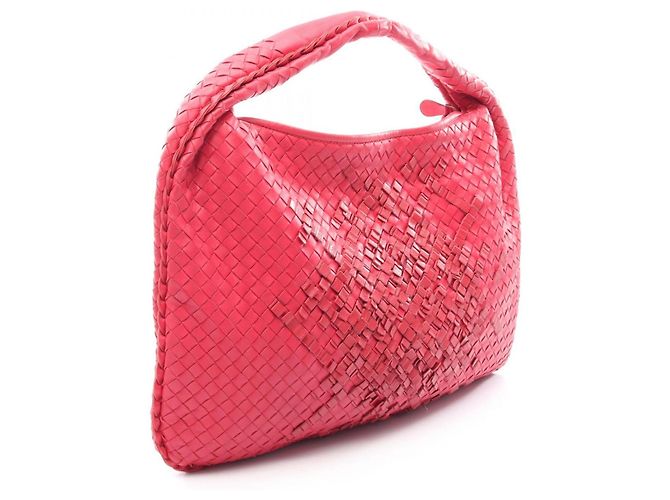Borsa Hobo Intrecciato Bottega Veneta Rosa Rosso - vista 2