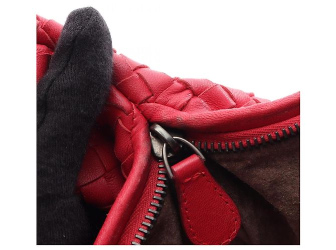 Borsa Hobo Intrecciato Bottega Veneta Rosa Rosso - vista 7