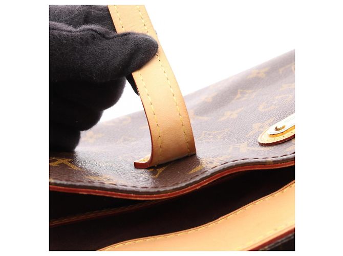 Borsa Tote Louis Vuitton Wilshire MM Marrone - vista 9