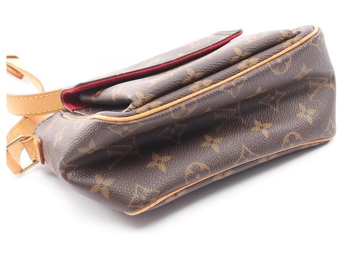 Borsa a Spalla Louis Vuitton Vivacite PM Marrone - vista 10