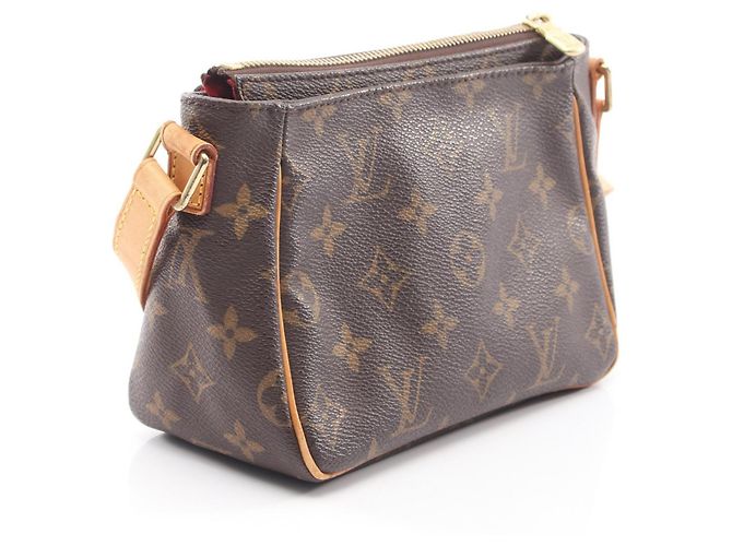 Borsa a Spalla Louis Vuitton Vivacite PM Marrone - vista 2