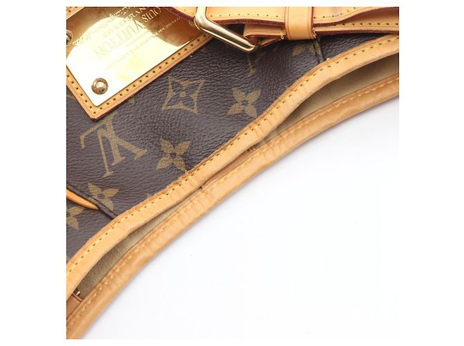 Borsa a Spalla Louis Vuitton Galliera PM Marrone - vista 10