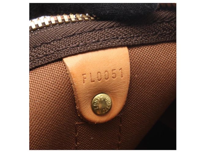 Borsa Boston Louis Vuitton Keepall 50 Marrone Cachi - vista 5