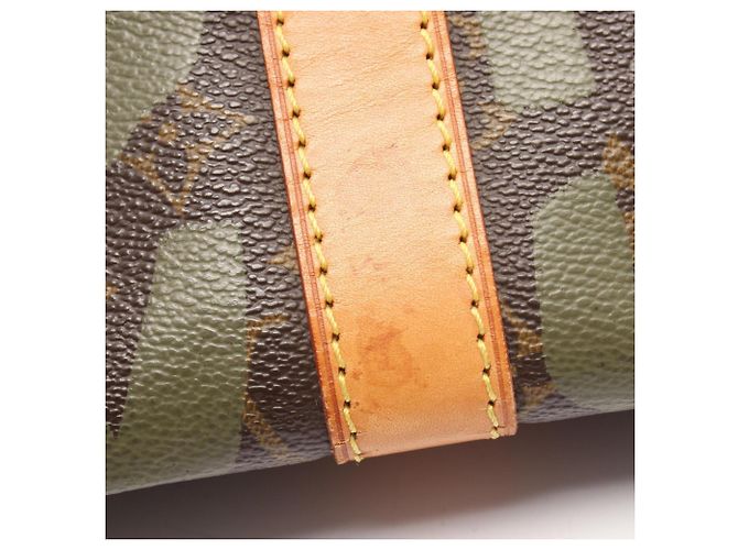 Borsa Boston Louis Vuitton Keepall 50 Marrone Cachi - vista 6