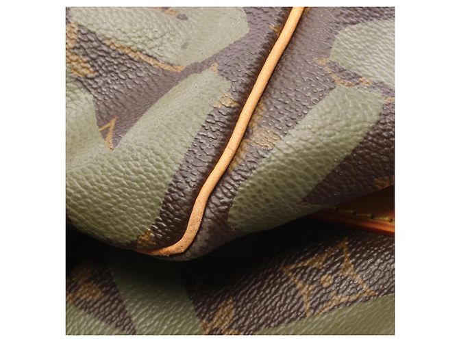 Borsa Boston Louis Vuitton Keepall 50 Marrone Cachi - vista 9