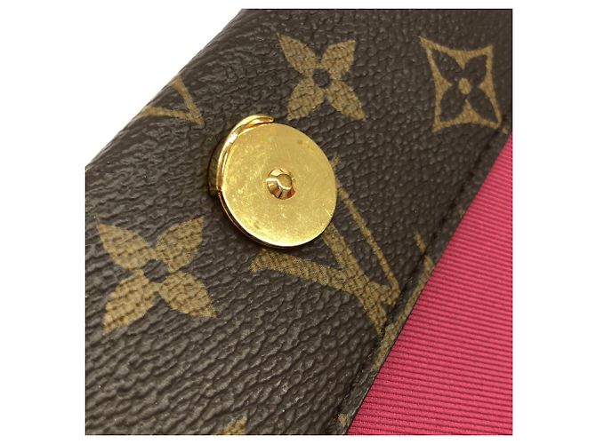 Borsa Louis Vuitton Monogram Cluny BB Marrone Fuschia Monogramma - vista 8