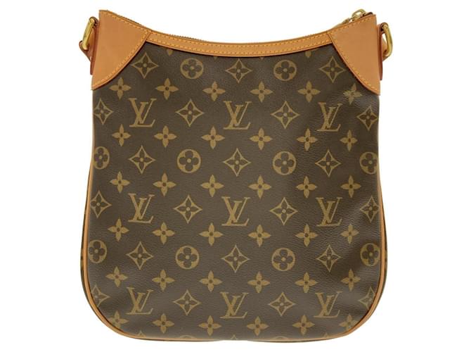 Borsa a Spalla Louis Vuitton Monogram Odeon PM Marrone Monogramma - vista 2