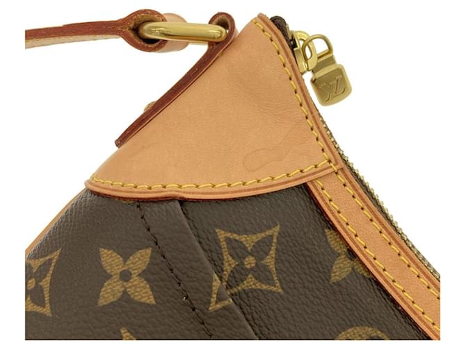 Borsa a Spalla Louis Vuitton Monogram Odeon PM Marrone Monogramma - vista 6