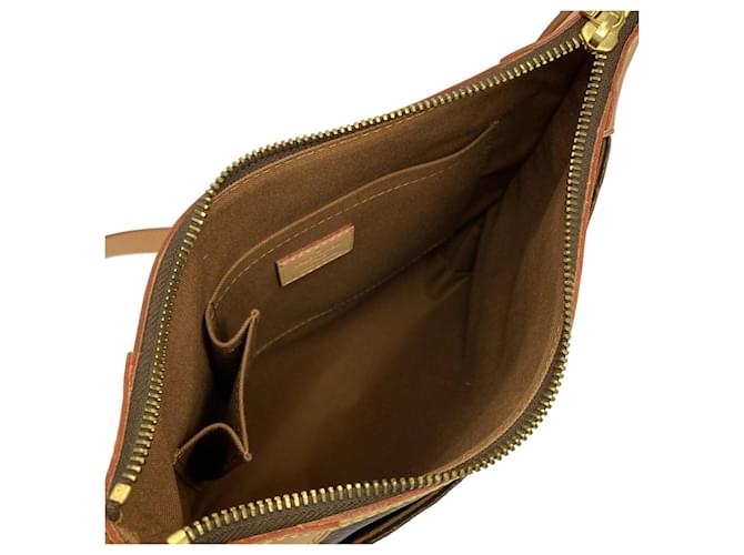 Borsa a Spalla Louis Vuitton Monogram Odeon PM Marrone Monogramma - vista 8