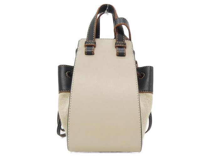Mini borsa a tracolla Loewe Hammock con coulisse Nero - vista 2