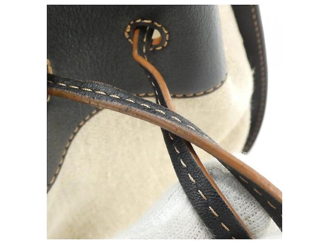 Mini borsa a tracolla Loewe Hammock con coulisse Nero - vista 6