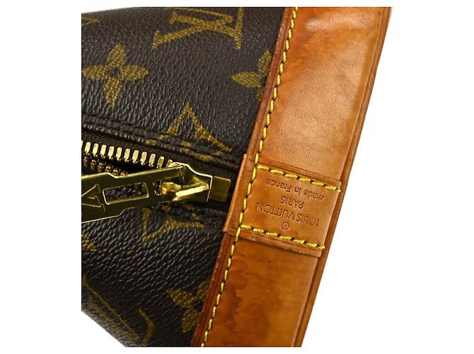 Sac à main Louis Vuitton Alma Monogram Canvas PM Marron - vue 4