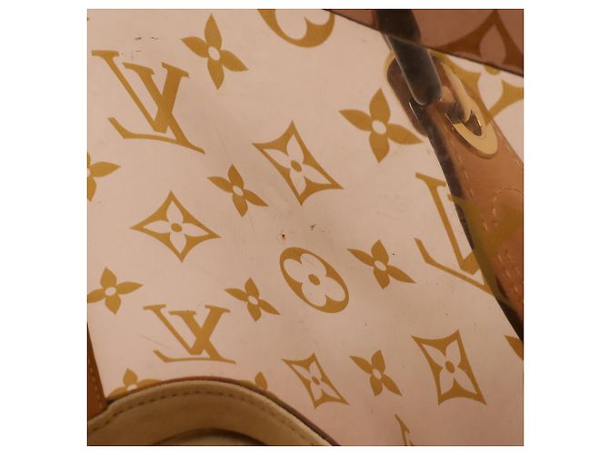Borsa Tote Louis Vuitton Monogram Vinyl Cabas Ambre PM Marrone - vista 8