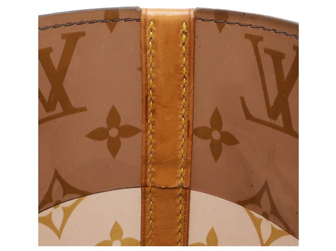 Borsa Tote Louis Vuitton Monogram Vinyl Cabas Ambre PM Marrone - vista 9
