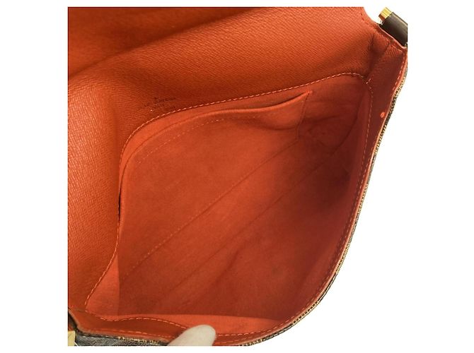Borsa a Spalla Louis Vuitton Damier Musette Tango N51301 Damier ebene - vista 7