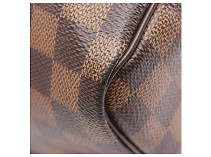 Borsa Louis Vuitton Speedy 30 Marrone Damier ebene - vista 6